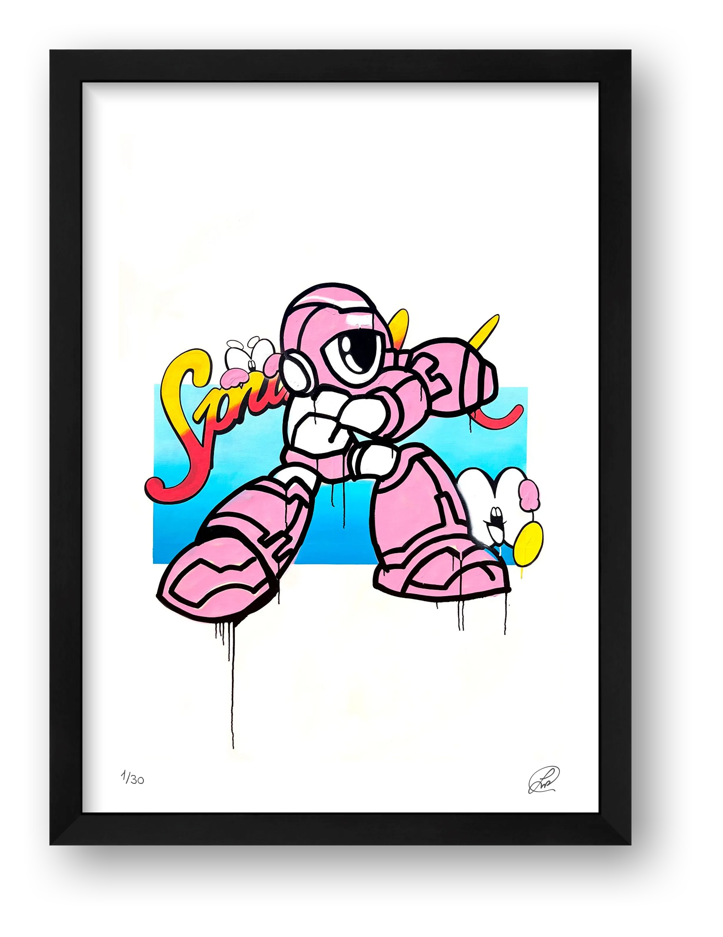 MEGA MAN — framed