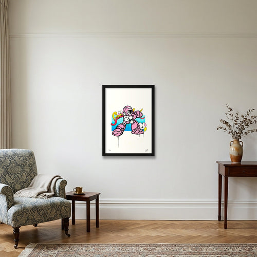 MEGA MAN — A3 (30×42cm, 12×17") Black Frame